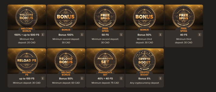 sol casino bonuses