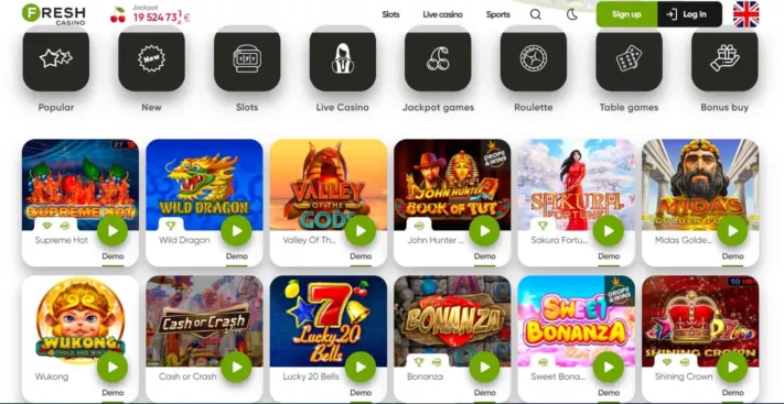 fresh casino gamesfresh casino games