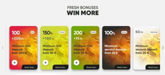 fresh casino promotions