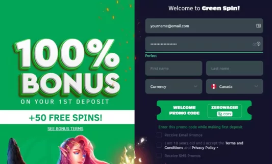 greenspin bet login