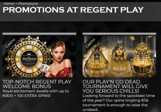 regentplay casino promotions