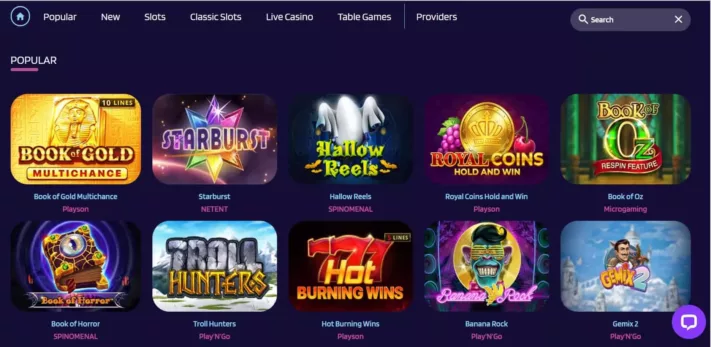 lyra casino games