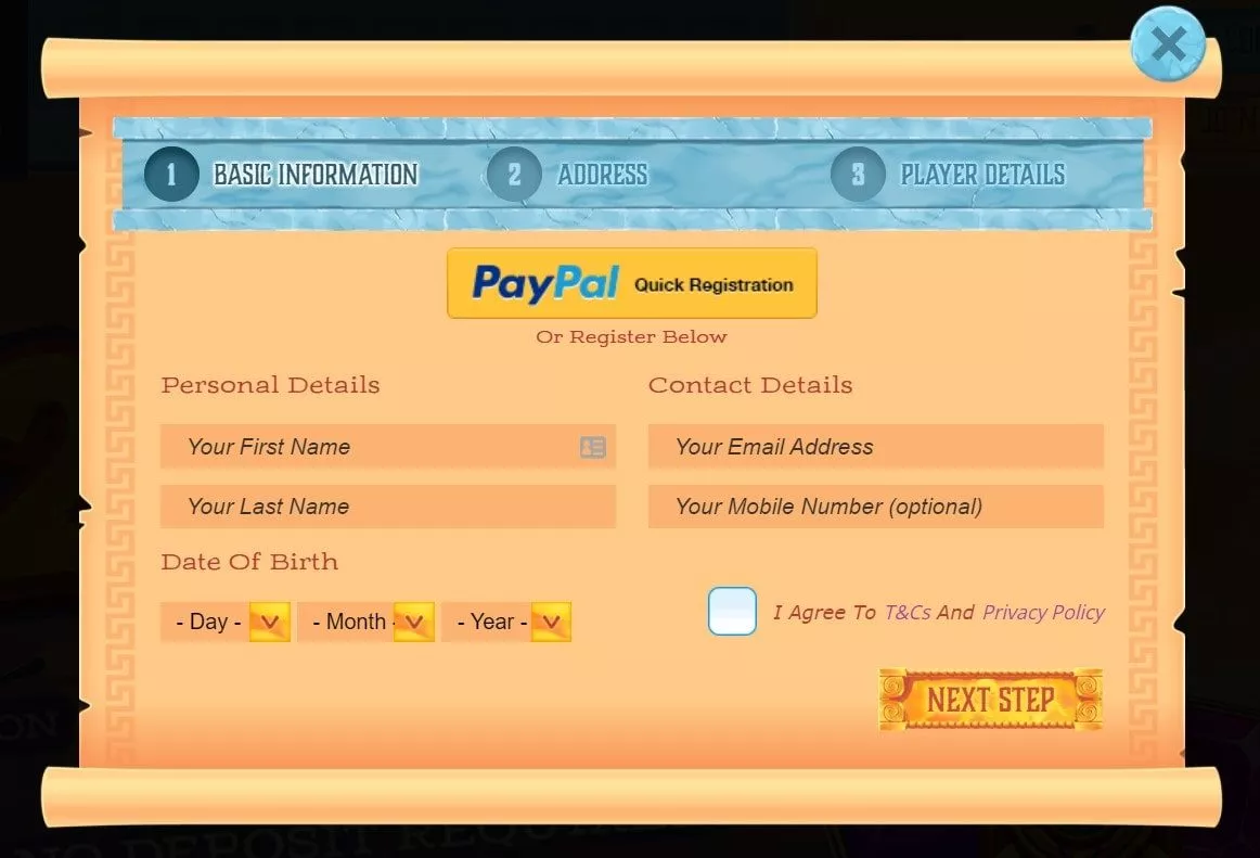 zeusbingo casino login