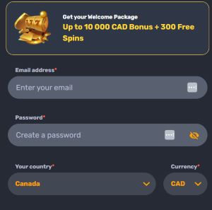 Rocketplay Sign Up