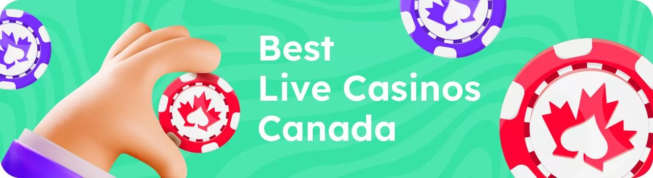 Best Live Casinos Canada - Desktop Banner in English