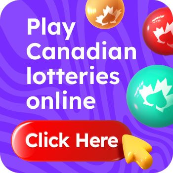Play Canadian lotteries online - mobile banner in English