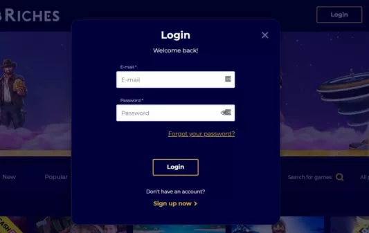 club riches casino login