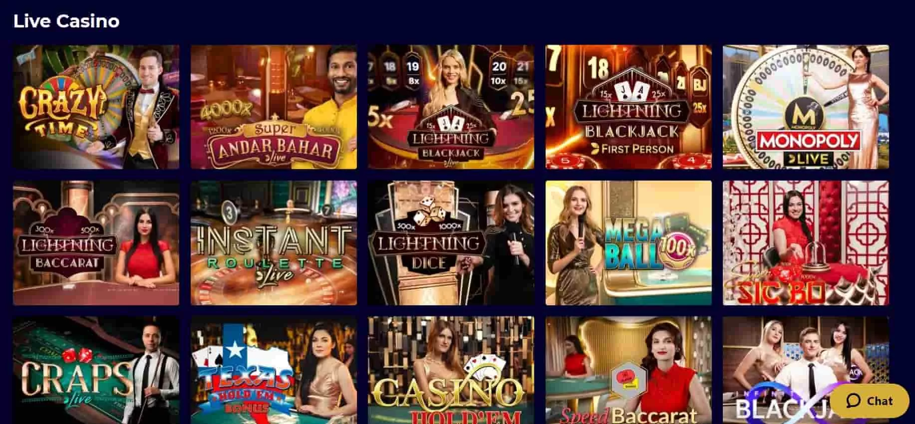 club riches live casino