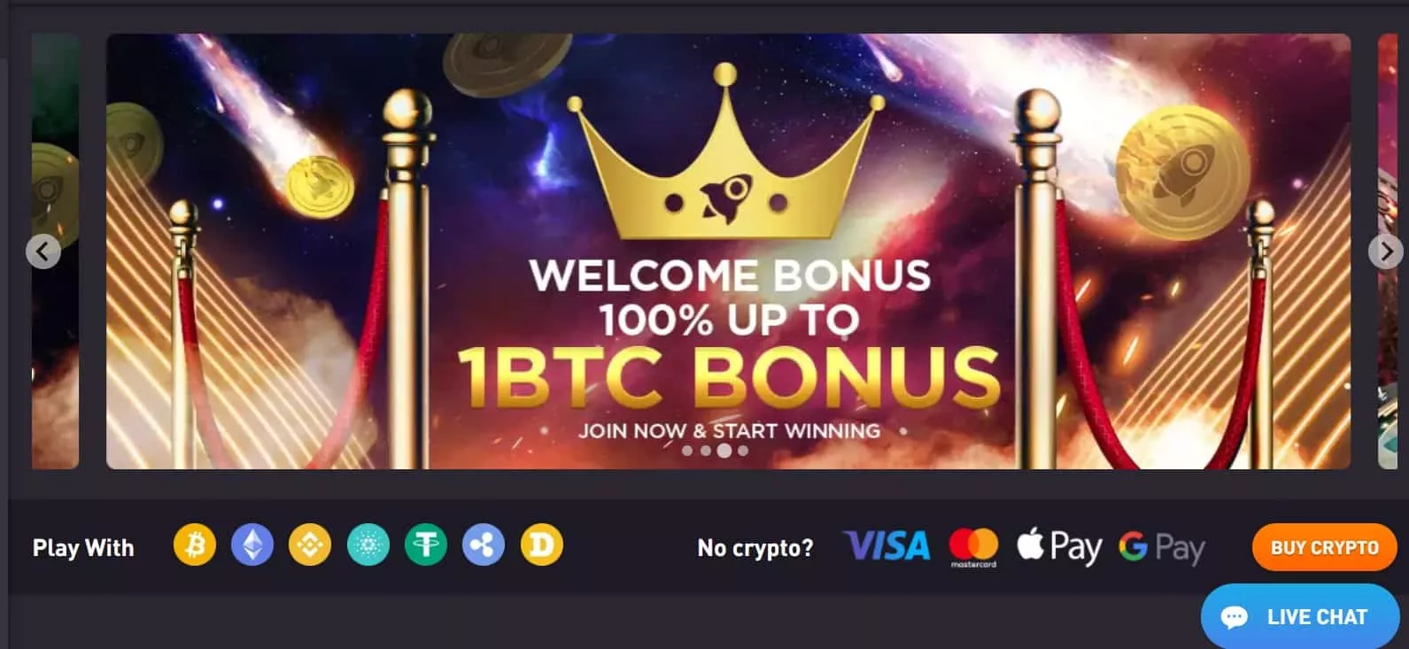 rocketpot casino bitcoin welcome bonus