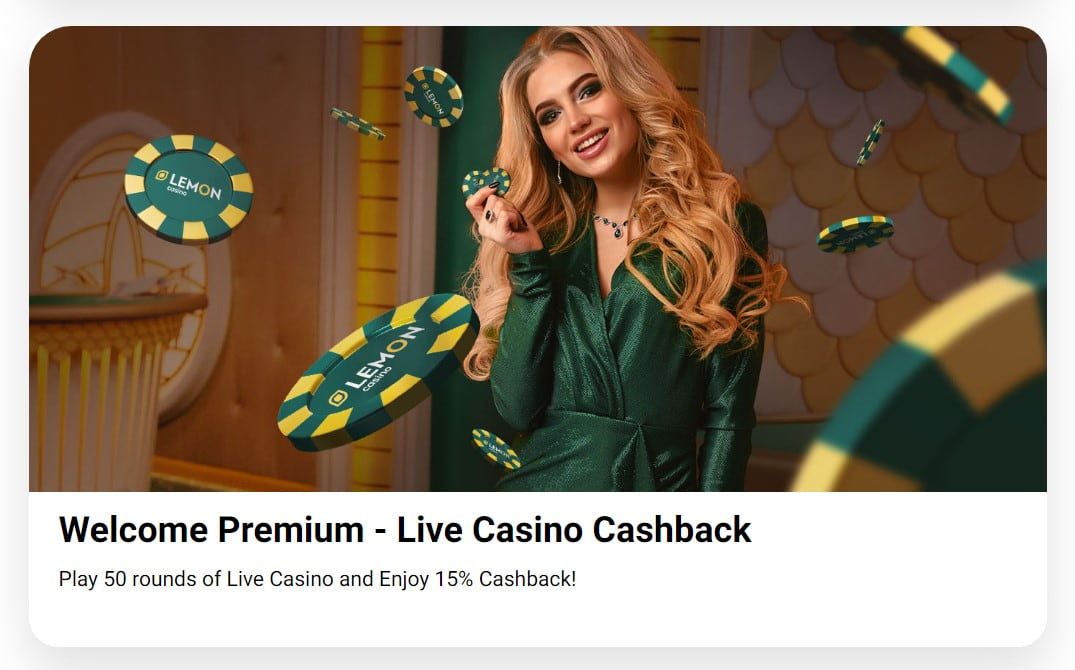 lemon casino live casino cashback