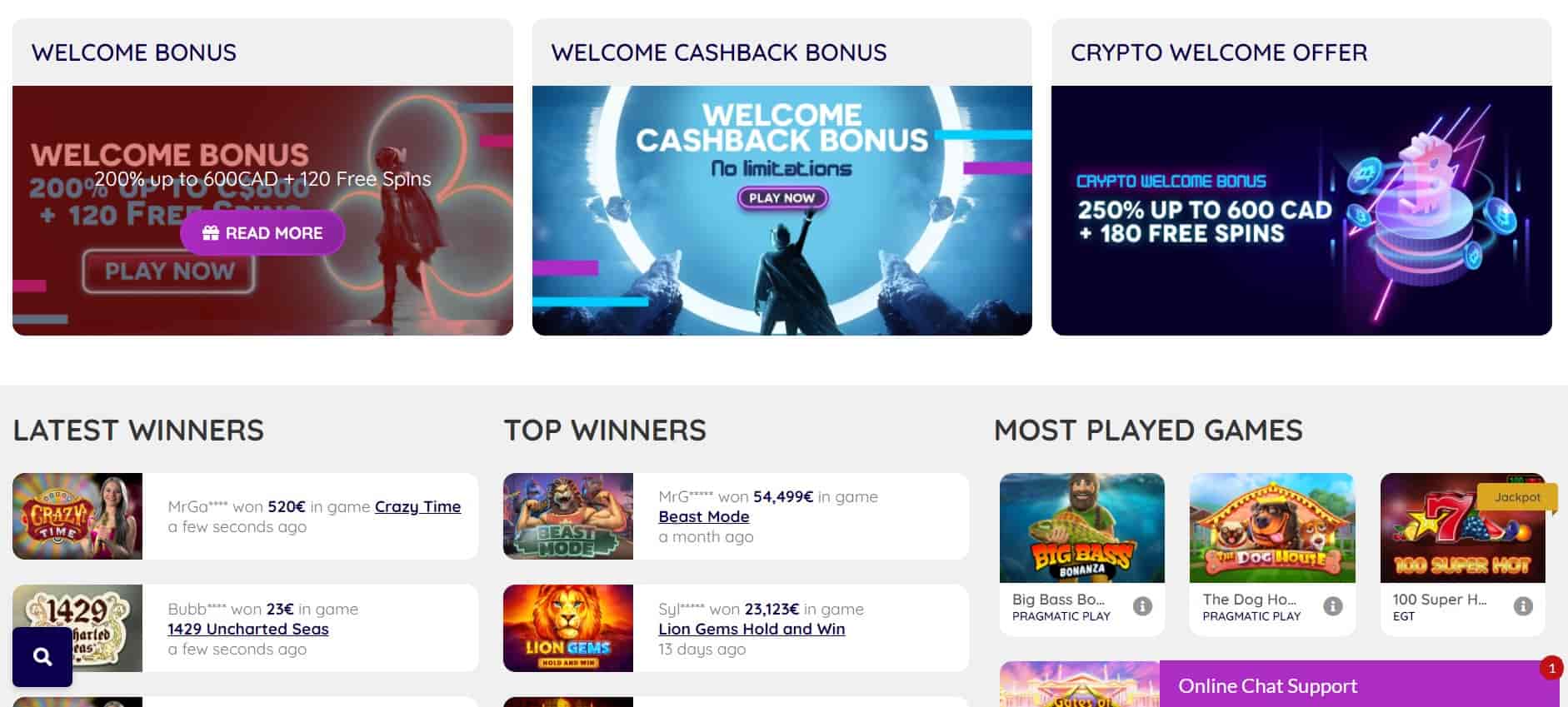 playouwin casino rewards