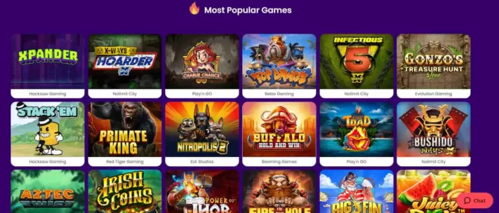 zinkra casino games