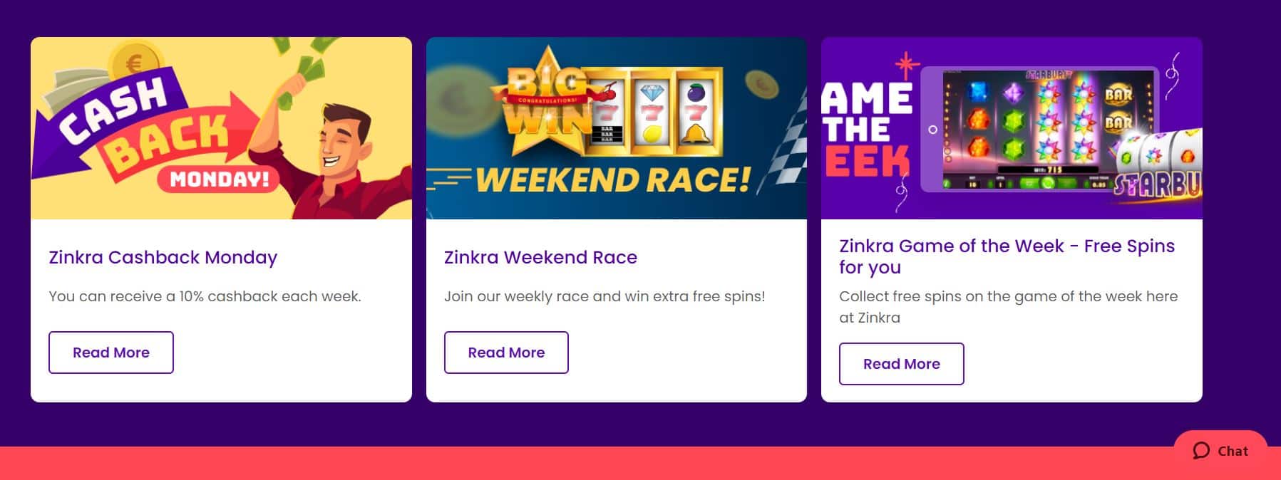 zinkra casino promotions