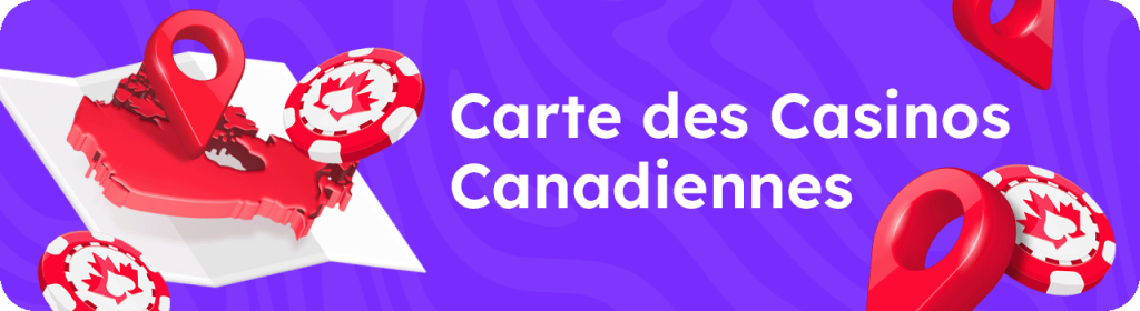Cartes des casinos Canadiennes