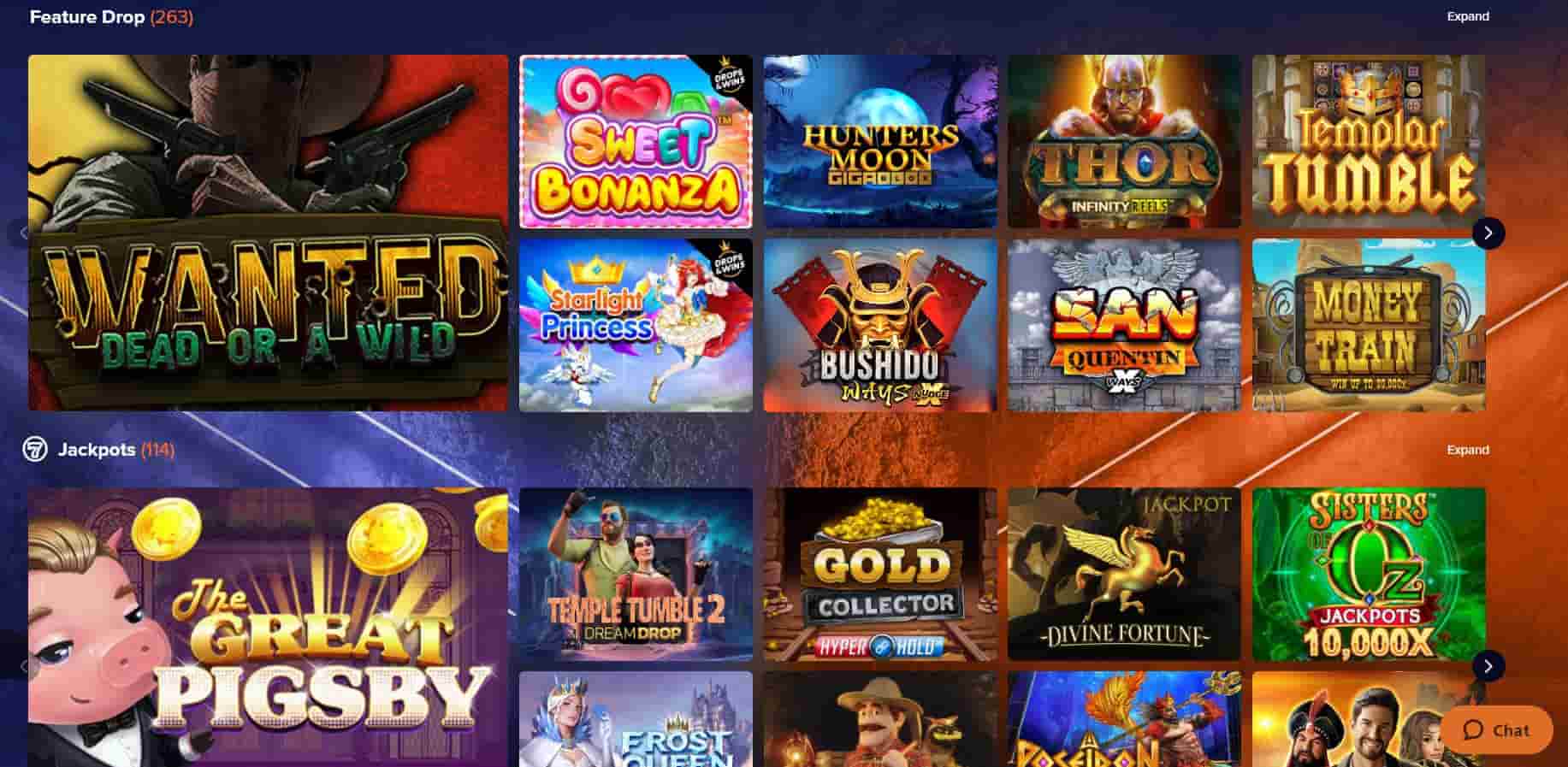 casino mega games
