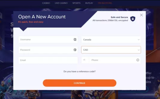 casino mega login