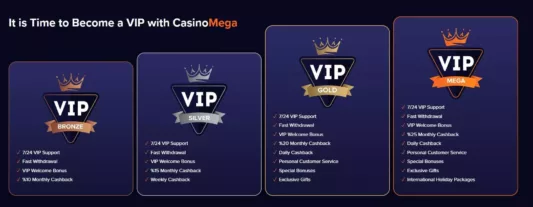 casino mega vip program