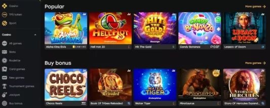 fairspin.io casino games