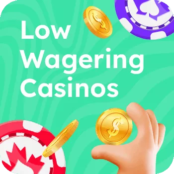 Low wagering Casinos WEB Image