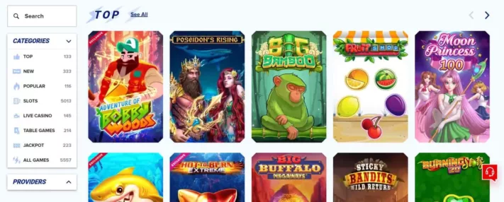 sportaza casino games