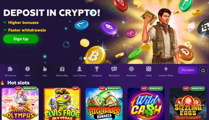 playfina casino homepage