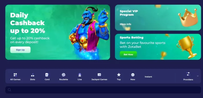 zotabet casino welcome bonus