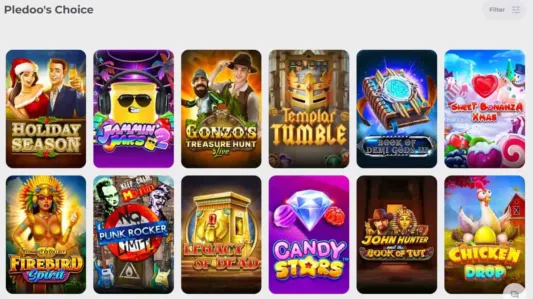 pledoos choice casino games