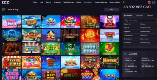 izzi casino bonus buy