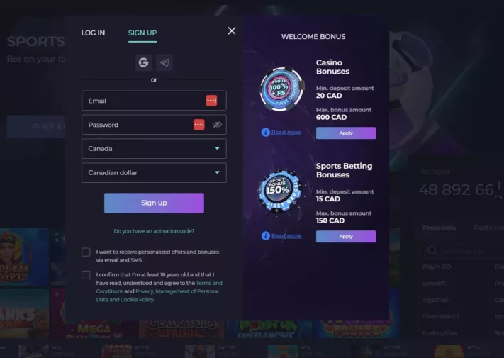 izzi casino login