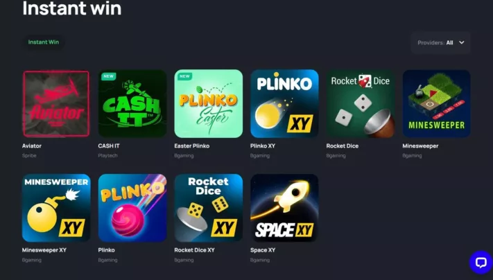 betandplay casino instant win games