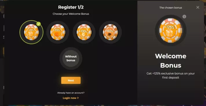 biamobet casino welcome bonus