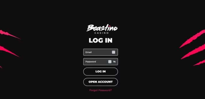 beastino casino login