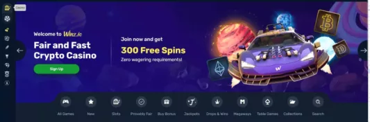 winz.io welcome bonus