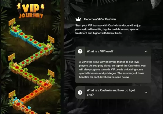 cashwin casino vip