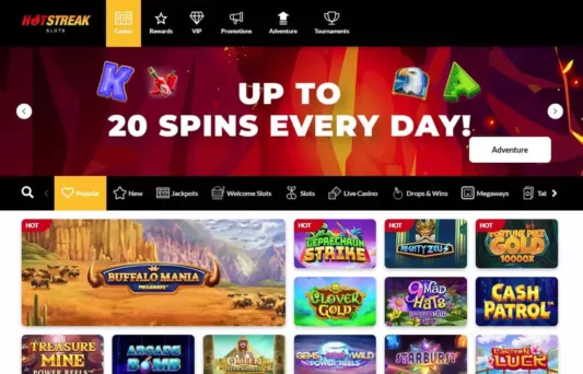 hotstreak casino welcome bonus