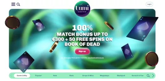 lumi casino welcome bonus