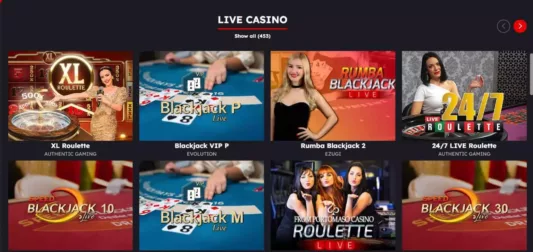 yugibet casino live games