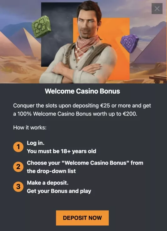 Betstro casino welcome bonus