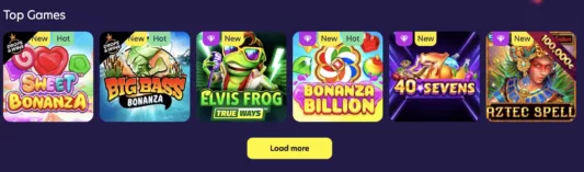 Bingobonga top casino games