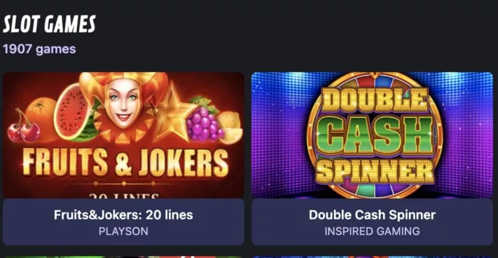 foggybet casino slot games