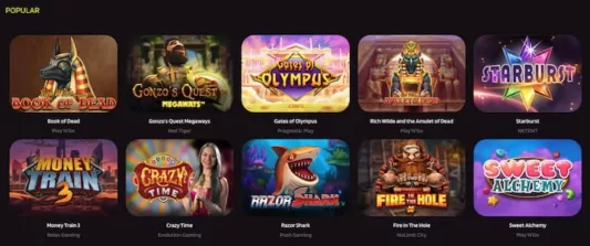Prontobet casino online games