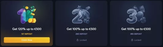 Welcome Offer Bonus Pack Blazzio Casino