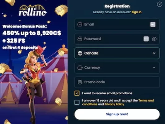 Rollino-Casino-registration