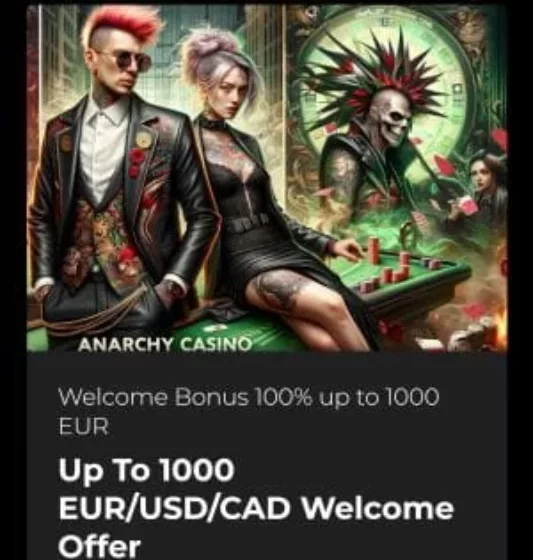 Anarchy Casino Bonus