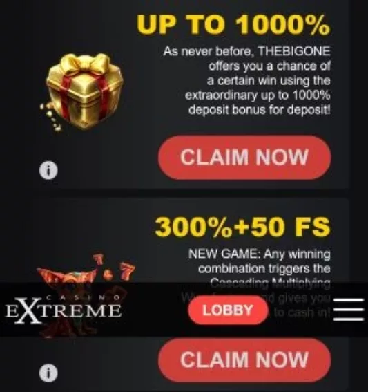 Casino Extreme Promotions