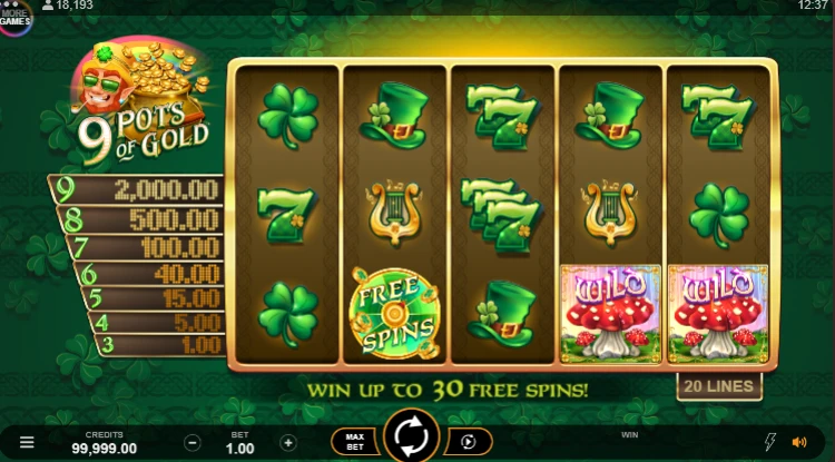 9 Pots of Gold